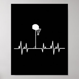 Basketball Heartbeat 1  Poster