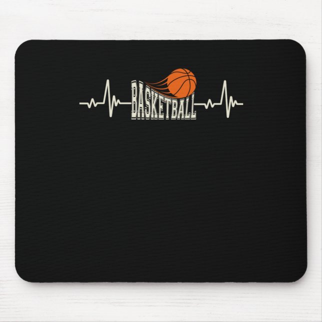 Basketball Heartbeat 3  Mouse Mat (Front)