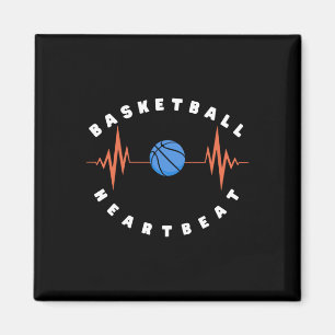 Basketball Heartbeat 6 Magnet