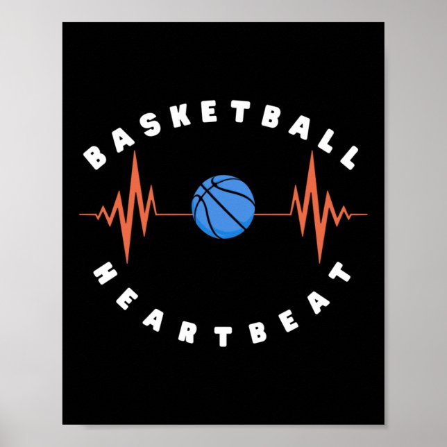 Basketball Heartbeat 6  Poster (Front)