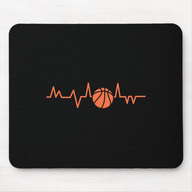 Basketball Heartbeat BBall 1 Mouse Mat (Front)