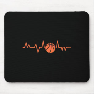 Basketball Heartbeat Bball 1  Mouse Mat