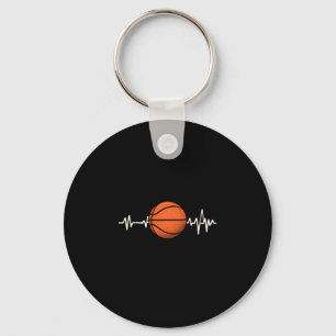 Basketball Heartbeat – Love For The Game Tee 1  Key Ring