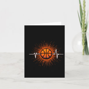 Basketball Heartbeat – Love For The Game Tee  Card