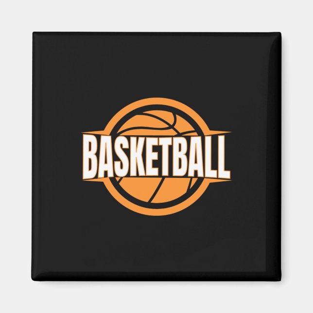 Basketball Heartbeat  Magnet (Front)