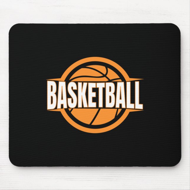 Basketball Heartbeat  Mouse Mat (Front)