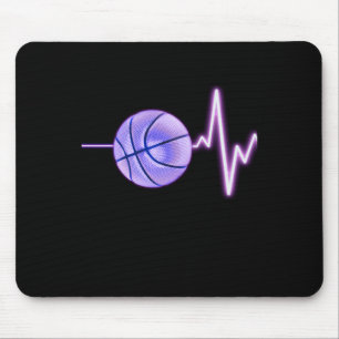 Basketball Heartbeat - Newest Funny Basketball Mouse Mat