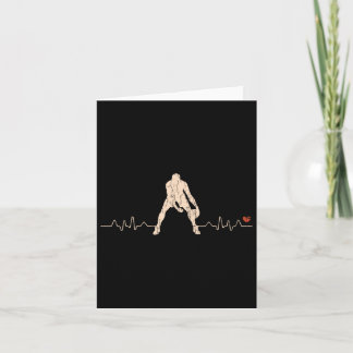 Basketball Heartbeat Player Gift 1  Card