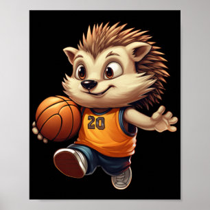 Basketball Hedgehog 1  Poster