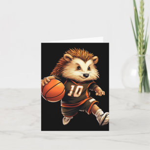 Basketball Hedgehog  Card