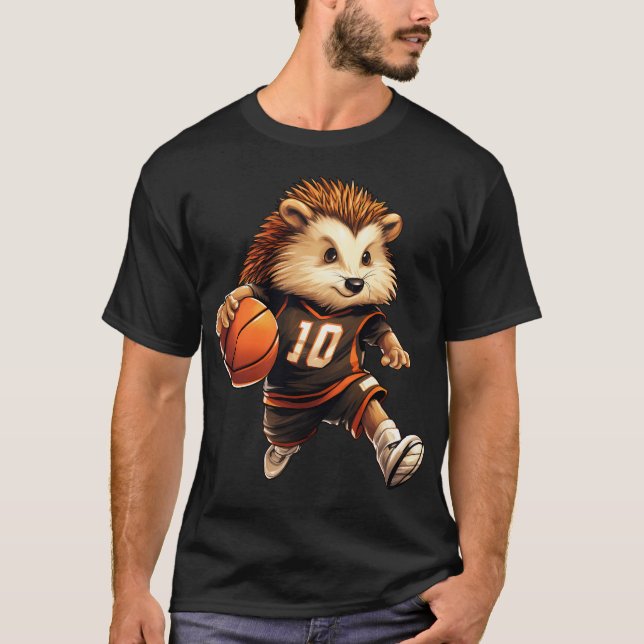 Basketball Hedgehog T-Shirt (Front)