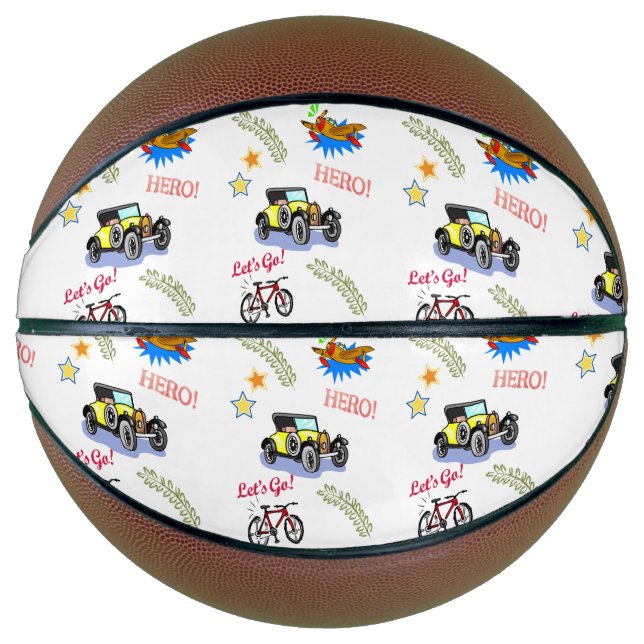 Basketball Hero Bicycle Car Aeroplane  (Front)