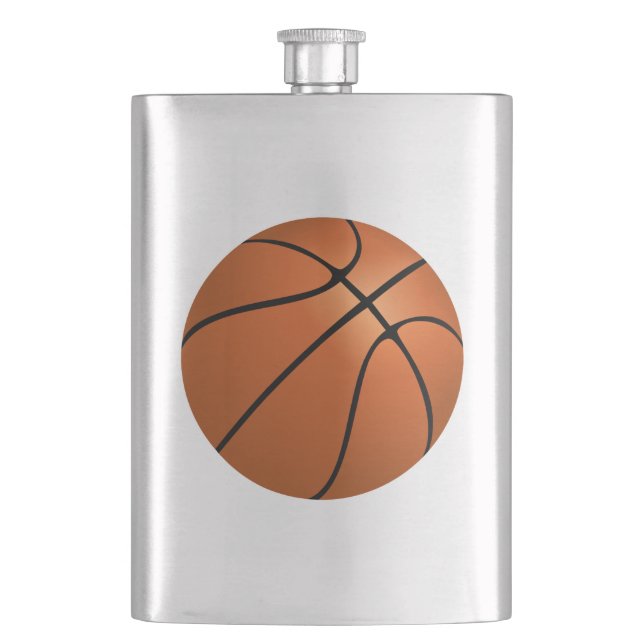 Basketball Hip Flask (Front)
