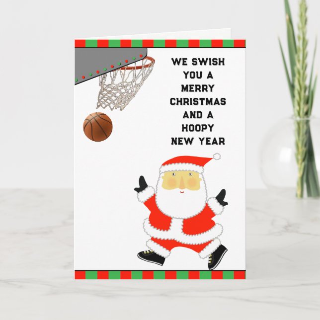 Basketball Holiday Cards (Front)