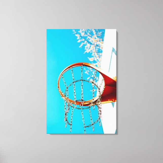 Basketball Hoop Canvas Print (Front)