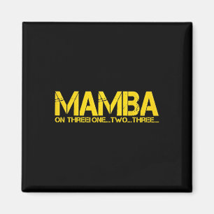 BASKETBALL HOOP CHAMPION MAMBA ON THREE MOTIVATION MAGNET