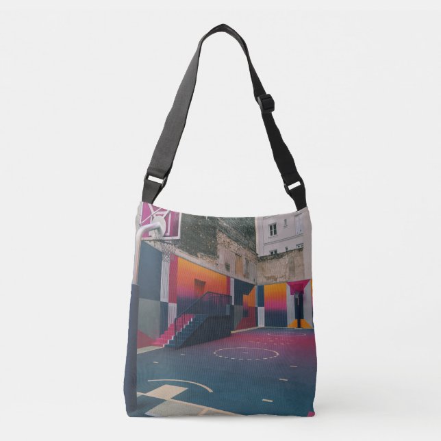 Basketball Hoop Crossbody Bag (Front)