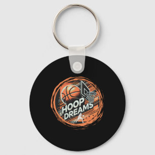 Basketball Hoop Dreams Active Key Ring