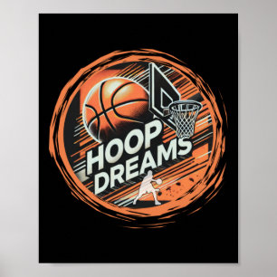 Basketball Hoop Dreams Active  Poster
