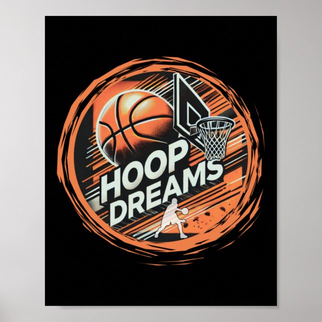 Basketball Hoop Dreams Active  Poster (Front)