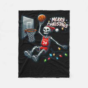 Basketball Hoop Fleece Blanket