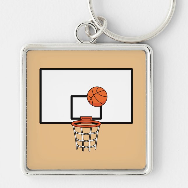 Basketball Hoop Key Ring (Front)