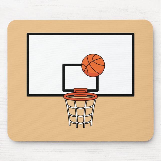 Basketball Hoop Mouse Mat (Front)