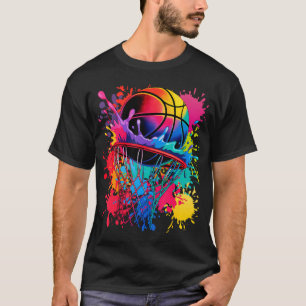 Basketball Hoop Net For Boys Men n Ice T-Shirt