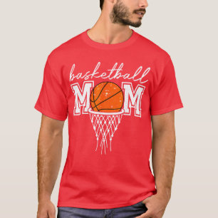 Basketball Hoop Net Game Day girl T-Shirt