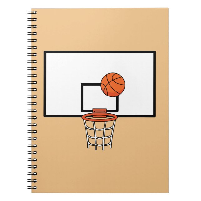 Basketball Hoop Notebook (Front)