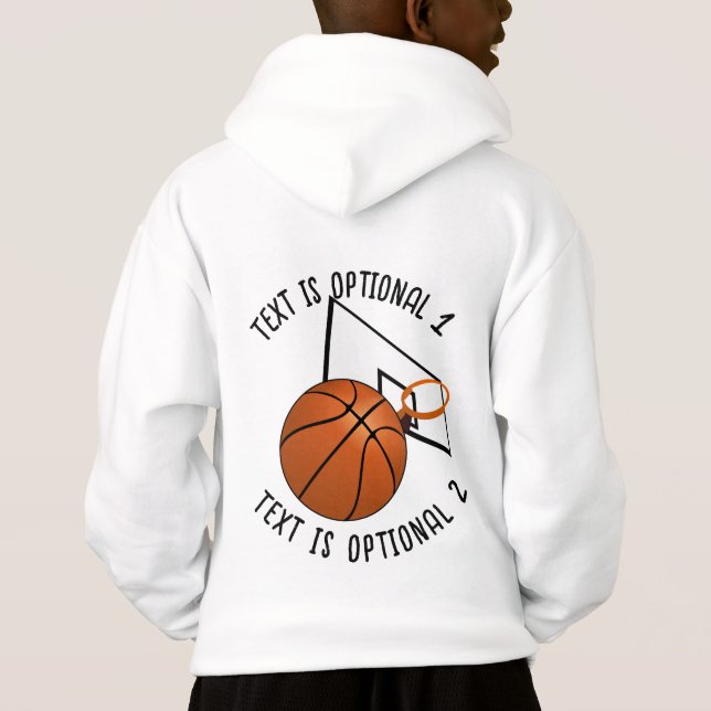 Basketball Hoop on Basketball (Back)