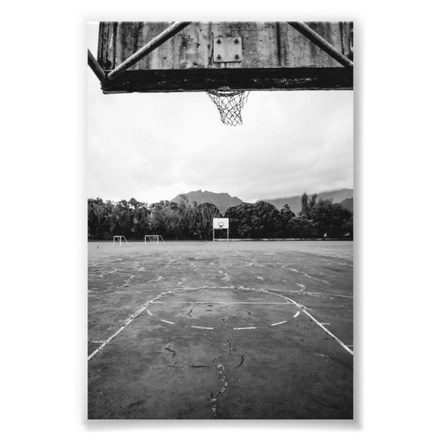 Basketball Hoop Photo Print (Front)