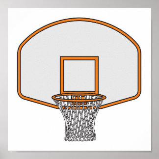 basketball hoop poster