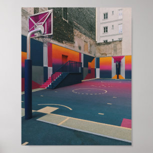 Basketball Hoop Poster