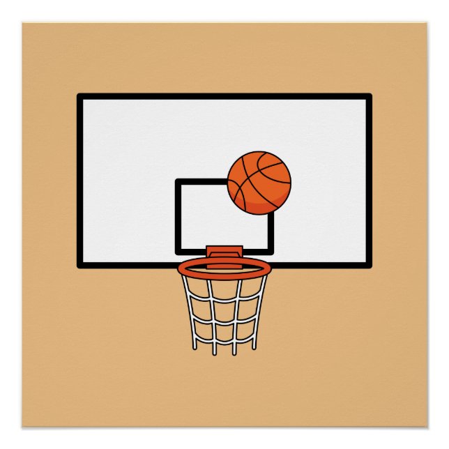 Basketball Hoop Poster (Front)