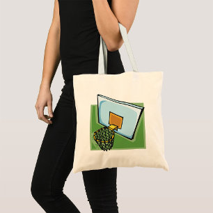 Basketball Hoop Sport Tote Bag