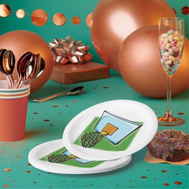 Basketball Hoop Sports Backboard And Net Paper Plate (Creator Uploaded)