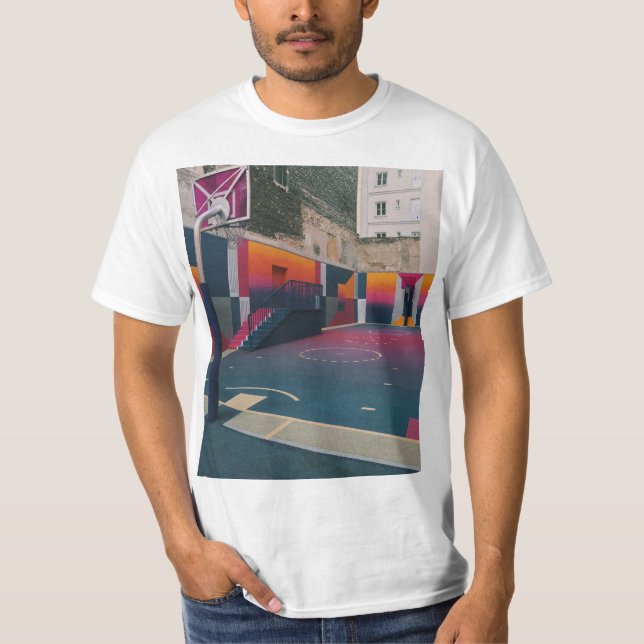 Basketball Hoop T-Shirt (Front)