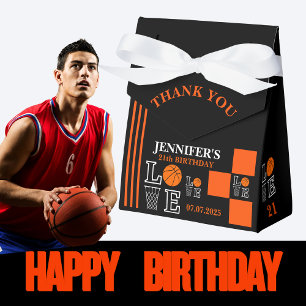 Basketball Hoops, Basketball Player Birthday Favour Box