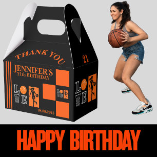 Basketball Hoops, Basketball Player Birthday Favour Box