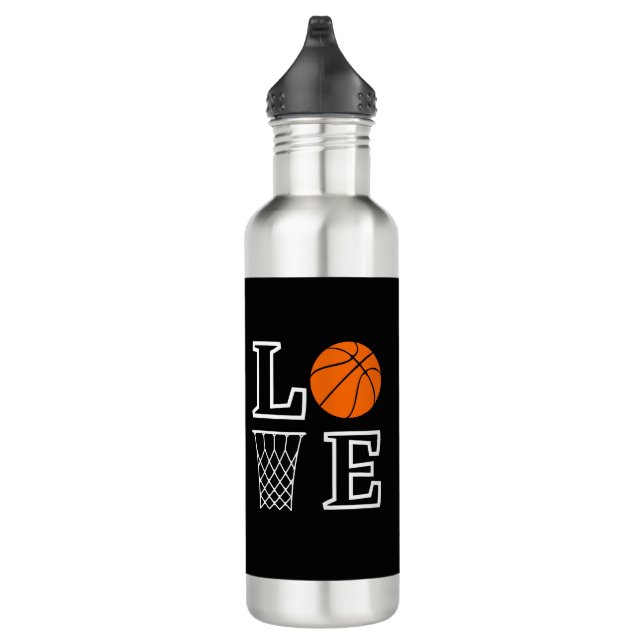 Basketball Hoops, Basketball Player Gift           710 Ml Water Bottle (Right)
