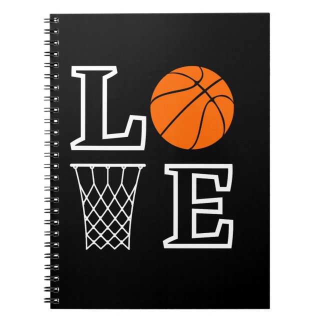 Basketball Hoops, Basketball Player Gift           Notebook (Front)