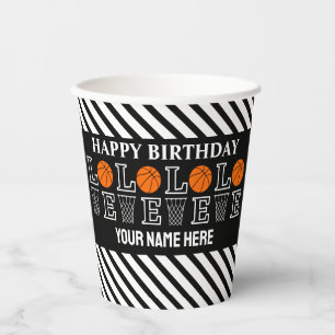 Basketball Hoops, Basketball Player Gift Paper Cups