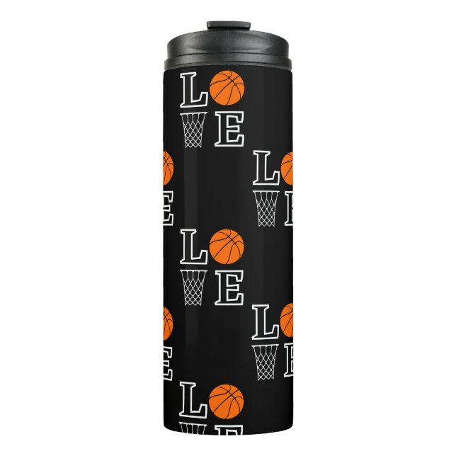 Basketball Hoops, Basketball Player Gift         Thermal Tumbler (Front)