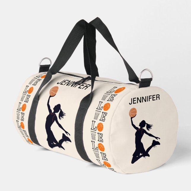 Basketball hoops, Basketball Player, Team, Gift Du Duffle Bag (Left Corner)