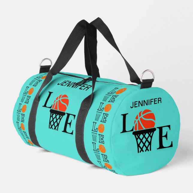 Basketball hoops, Basketball Player, Team, Gift Du Duffle Bag (Left Corner)