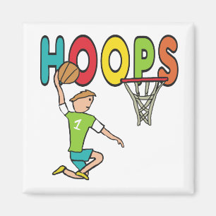 Basketball Hoops Magnet