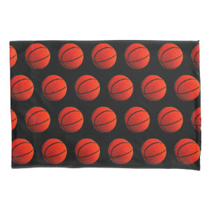 Basketball Hoops Orange Black 4Mack Pillowcase