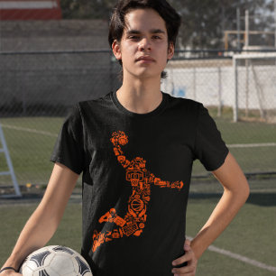 Basketball Hoops Symbol Slam The Ball  T-Shirt