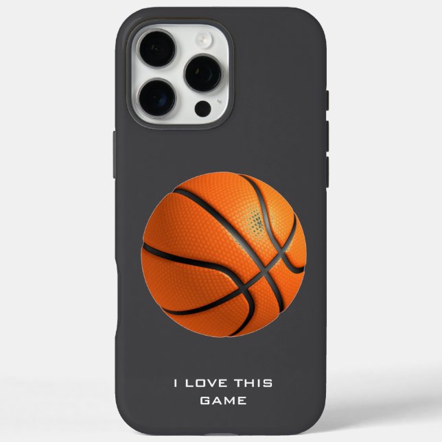 Basketball Illustration Painting Art Sports Case-Mate iPhone Case (Back)